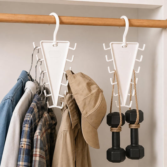V Shaped 360 Double-Sided Closet Organizer Hanger