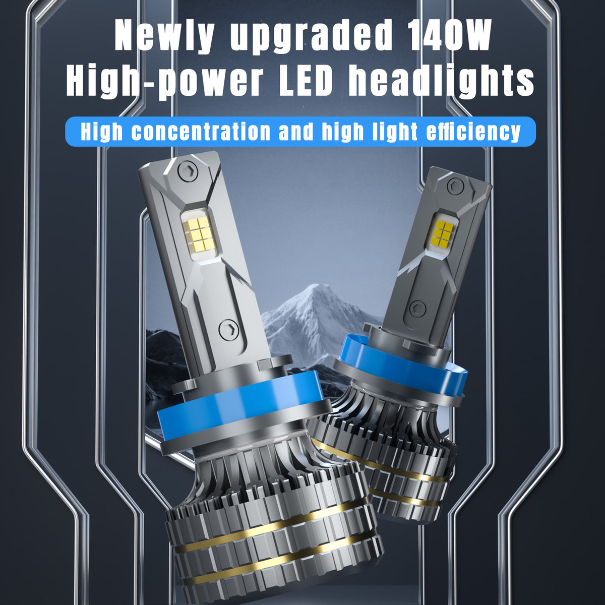Car LED Headlight M9Pro 140W